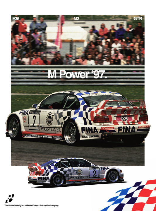 E36 M3 GTR Poster